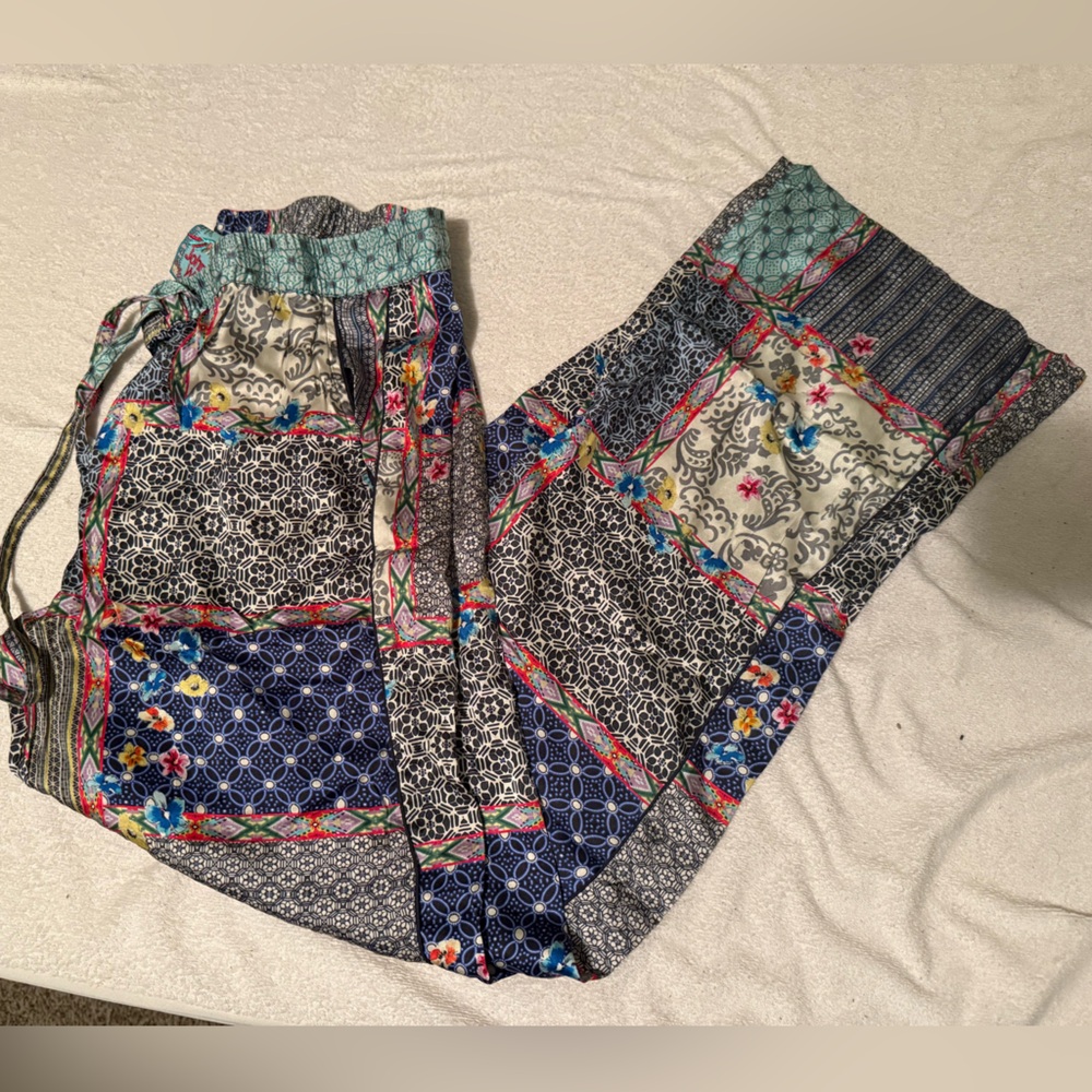 Johnny Was Patchwork Pants - image 3